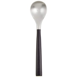 Sori Yanagi #2250 Coffee Spoon, Made in Japan, Black Pattern