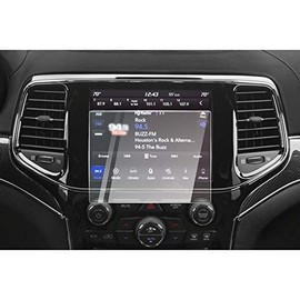 CDEFG for 2019 2020 2021 Grand Cherokee Uconnect Car Touchscreen Navigation Touch Screen Protector, HD Clear Tempered Glass 9H Scratch Resistance (2019 Grand Cherokee 8.4-Inch)