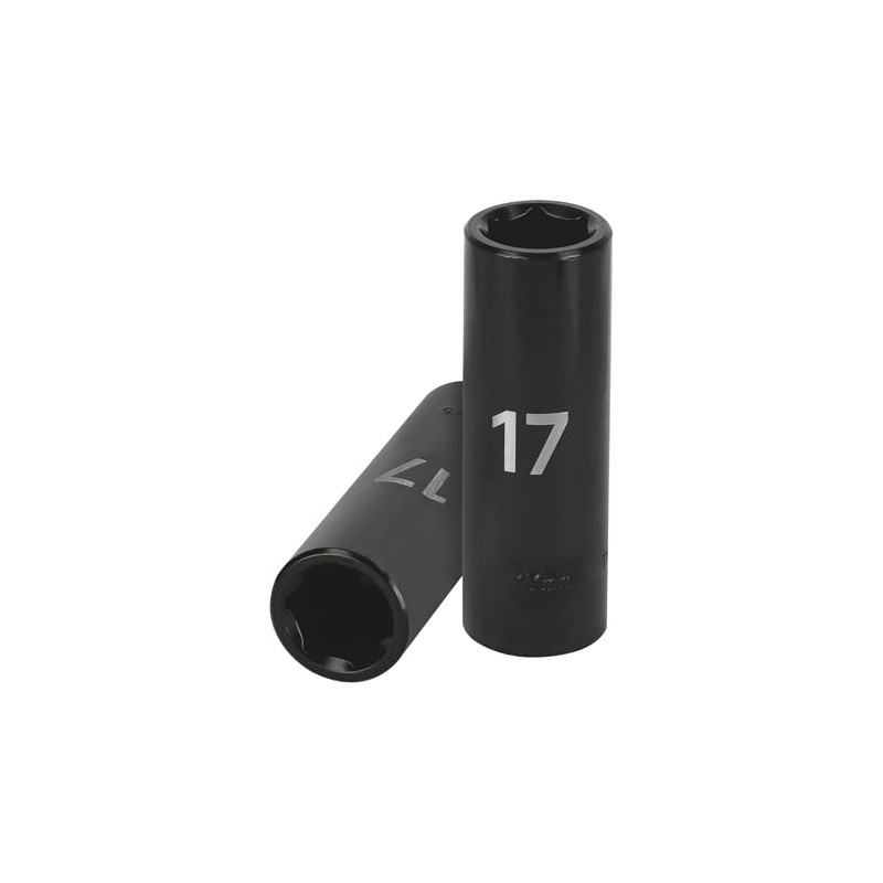 Truper D-7317-ML, Dado largo de impacto 6 puntas mm, 17