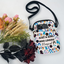 UJIMS Tracy Fans Crossbody Bag Hairspray Musical Merch Broadway Musical Lover Gift Hairspray Musical Inspired Gifts (HairsprayMusicalBAG)