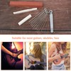 Iyowei Guitar Bridge Saddle Nut File Set, 13pcs Grinding Needles