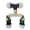 Mdpe Water Supply Pipe Compression Fittings with Metal Manifold/Splitter,Available for