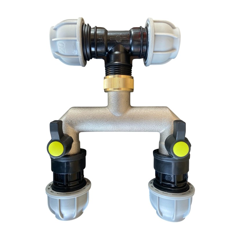 Mdpe Water Supply Pipe Compression Fittings with Metal Manifold/Splitter,Available for