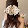 Rannyrena Large Chiffon Silk Hair Bow for Women Mesh Big