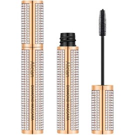 Diamond Mascara, Waterproof Long Curling Extension Eyelashes, Long-Lasting, Thick Thickening, Smudge-proof and Lengthening Voluminous Eyelashes