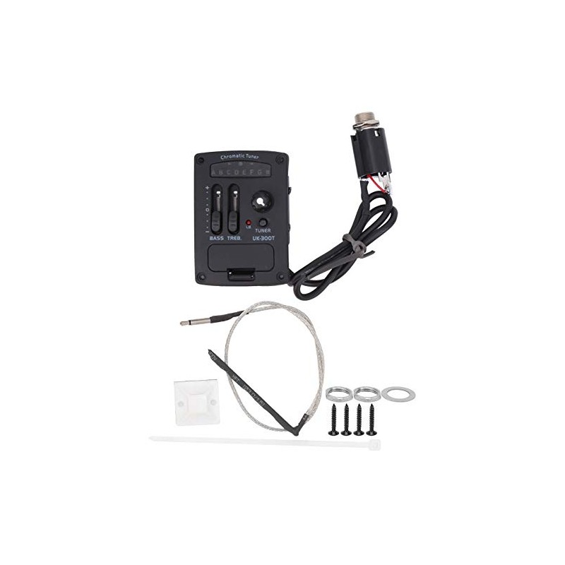 Ukulele 2 Band EQ Amplifier Equalizer Preamp Pickup Ukulele Accessories
