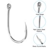 PATIKIL 2/0# Catfish Hooks, 50 Pack 0.5" Claw Fish Hook