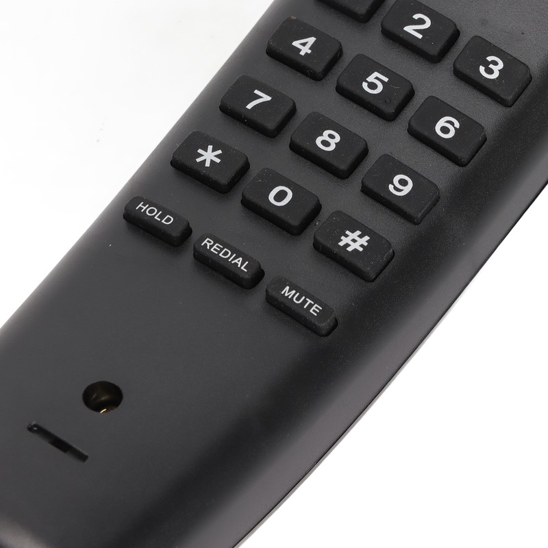 Wall Mounted Phone Redialing Mute Function Corded Telephone for Home