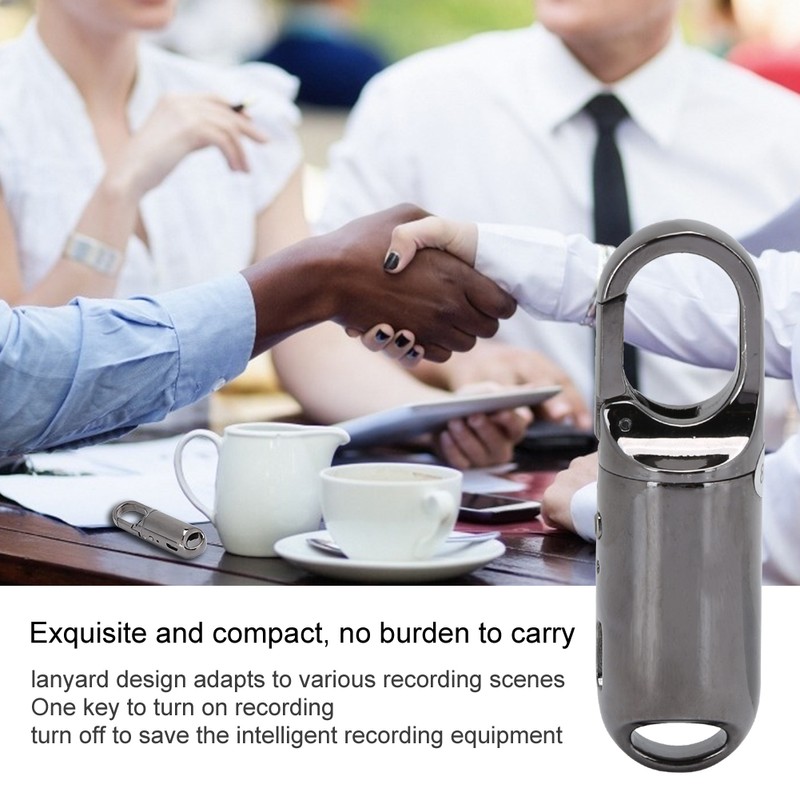 Digital Player Wearable Key Chain Recording Pen Equipment Voice Recorder