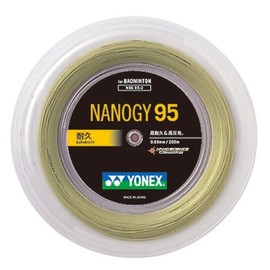 YONEX Badminton Strings, Nanogy 95 (0.69 mm) NBG95-2 Cosmic Gold, Roll, 668.4 ft (200 m)