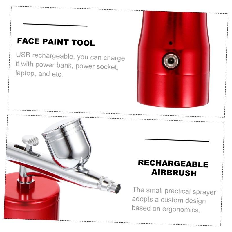 STOBOK Complete Air Brush Kit for Nails Airbrush Makeup Set