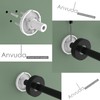 L Shaped Shower Curtain Rod,28-39 X 43-67 Inch Curved Shower