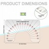 Relaxweex Large Joint Arthrodial Protractor Goniometer 11.75 x 18 Inches