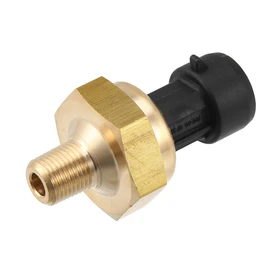 X AUTOHAUX Exhaust Back Pressure Sensor, EBP Sensor, for Ford F-250 Super Duty 1997-2004 for Powerstroke 6.0L 7.3L V8 Diesel, Aluminum Alloy, 4C3Z-9J460-A, Black Gold Tone