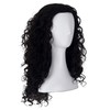 Koonfan Maui Wig Men Long Brown Curly Hair Pirate Cosplay