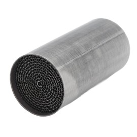 Exhaust Pipe Catalytic Converter, High-Strength Exhaust Muffler Catalytic Converter for Motorcycles (48 x 100 mm)