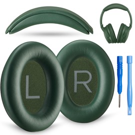 AHG Accessory House Global Replacement QC Ear Pad and Headband Pad Kit Cushion. Compatible with Bose QuietComfort 2023 QC45 QCSE QC35 II Noise Cancelling Headphones (Cypress Green). Easy DIY Fit