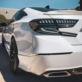 lighting_master 1 Pair For Honda Accord 2018-2022 w/ Animation Smoke Rear Bumper LED Reflector
