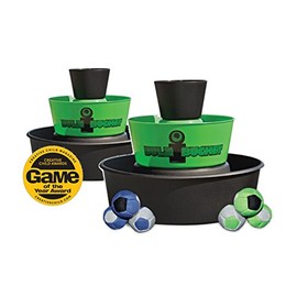 BULZiBUCKET Game by Water Sports - Beach, Tailgate, Camping, Yard, and Pool Games- Indoor/ Outdoor Kids Toys - Pool Accessories Perfect for Family Game Night (Green/Black)