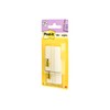 Post-it Tabs, 2 in Solid, White, 12 Tabs/On-The-Go Dispenser, 2