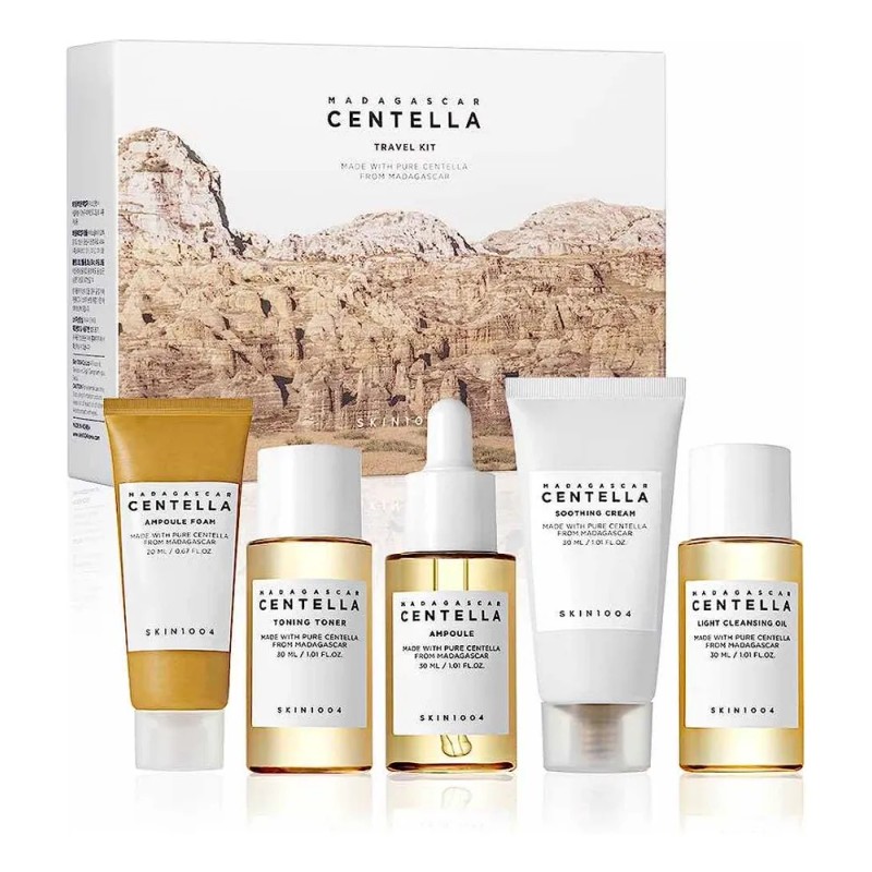 Skin1004 Facial Madagascar Centella Travel Kit 5 Piezas