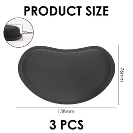 3 pieces mouse wrist rest, wrist rest mouse accessories, mouse wrist rest, wrist pressure relief, sponge wrist mouse, non-slip palm rest mouse