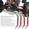 4Pcs Front Rear CVD Drive Shaft Coupler Set 1/10 Scale