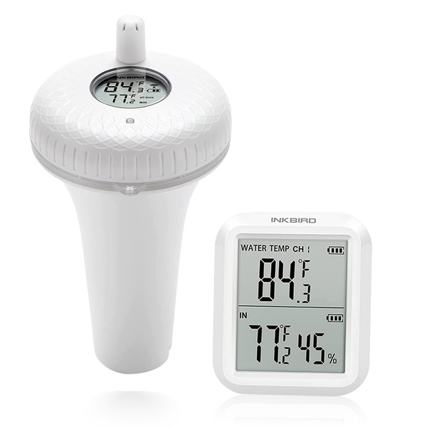 Inkbird INKBIRD IBS-P01R 2nd Generation Wireless Floating Pool Thermometer Easy