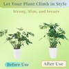 YOYOKIT 5 Pack Stackable Plant Support Stakes, 38inch Climbing Plant