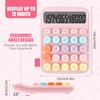 lohey Calculator, 12 Digit Cute Desk Calculator with LCD Display