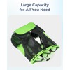 GaloTrek Swim Bag Mesh Drawstring Backpack with Shoe Compartment Sports