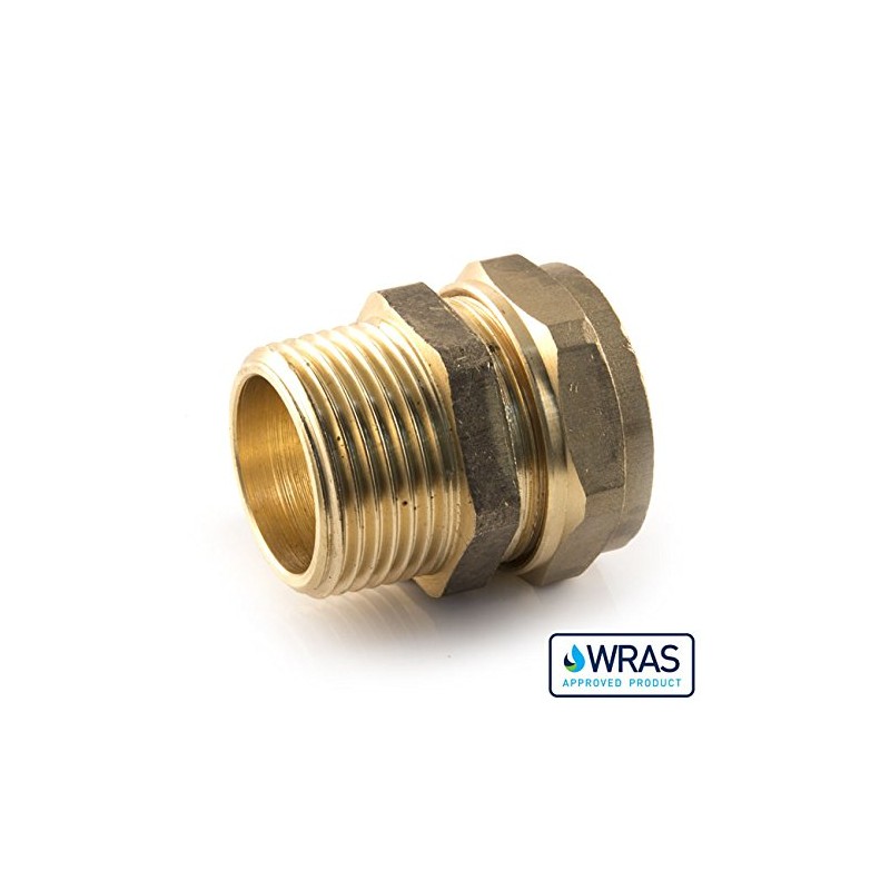 15 mm x 1/2 Compression x BSP Parraler Male -