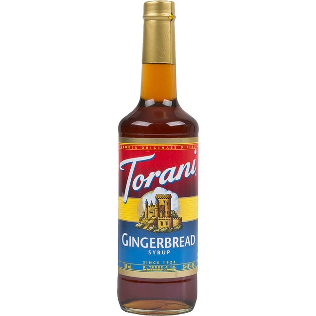 Torani Gingerbread Syrup, 25.4 Fl. Oz., 750 mL