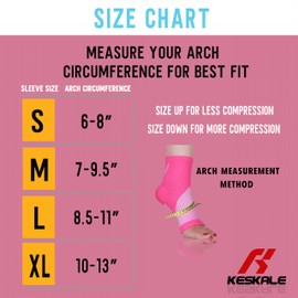 Keskale 3 Pairs Ankle Compression Sleeves for Plantar Fasciitis - Ankle Foot Brace for Injury Recovery, Open toe Neuropathy Socks, Toeless Ankle Compression Socks for Women & Men (Multi, XL)