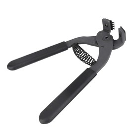 Leather Hole Punch Plier, 4mm Steel Hand Strap Leather Hole Punch Pliers Silent Watch Band Belt Tool Stitching Tools for Belts, Collars, Shoes Craft Projects (4mm-4 teeth)