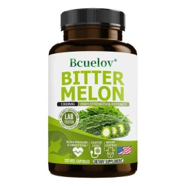 Bitter Melon Supplement 120 Capsules, Herbal Wellness Formula, Plant-Based Dietary Supplement for Daily Metabolic and Nutritional Support, Vegan Capsules