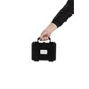 Electronicx Outdoor Black Lattice Foam Photo Bag - Modern, black