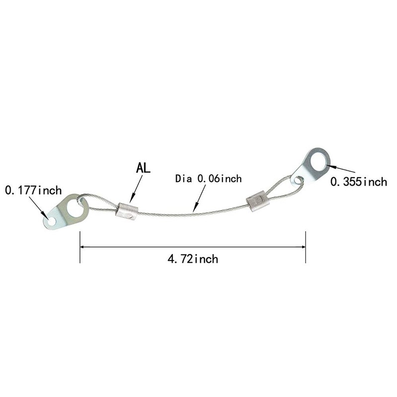 Speaker Safety Stainless Steel Cable，Safety Wire Rope for Ceiling Speaker