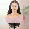Creamily 13×3 Dark Brown Lace Front Wig 30 Inch Long