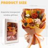 Orange Long‑Lasting Preserved Flower Bouquet with Gift Box