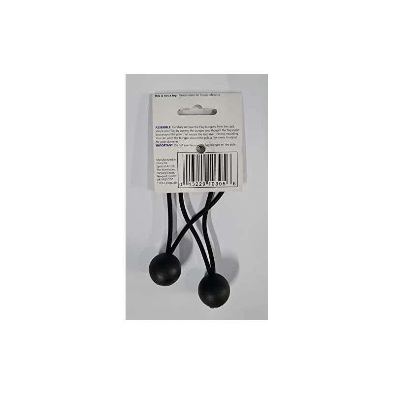 Flag Bungees x 2 - Ideal for Festival Flag Poles
