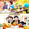 12Pcs White Artificial Pumpkins Bulk Autumn Decoration Set,Thanksgiving Pumpkin Decorations,Decorative