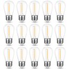 Mlambert LED String Light Bulbs,Shatterproof Outdoor String S14 Replacement Light