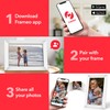 FRAMEO WiFi Digital Picture Frame, 10.1 Inch Touchscreen Photo Frame,