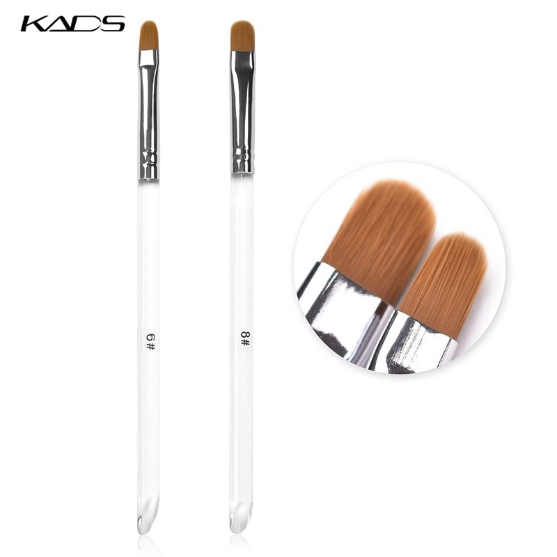 KADS Nail Brush Gel Nail Brush Soft Nylon Tip Round