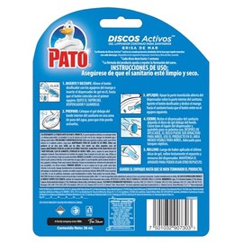 Pato Baños Discos Activos Brisa de Mar con Aplicador