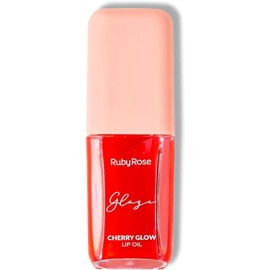 Ruby Rose Lip Oil Glaze Pack 4 Piezas Cherry, Honey, Pink y Rose Glow Hidratación y Brillo Intenso No Pegajoso Vegano Efecto Gloss Duradero