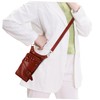 SAFIGLE Detachable Leather Barber Comb Pouch Scissors Bag for Hairdressing
