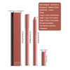 Jutqut 2Pcs Matte Lip Liner with Sharpener, Wasserfester & Langanhaltender
