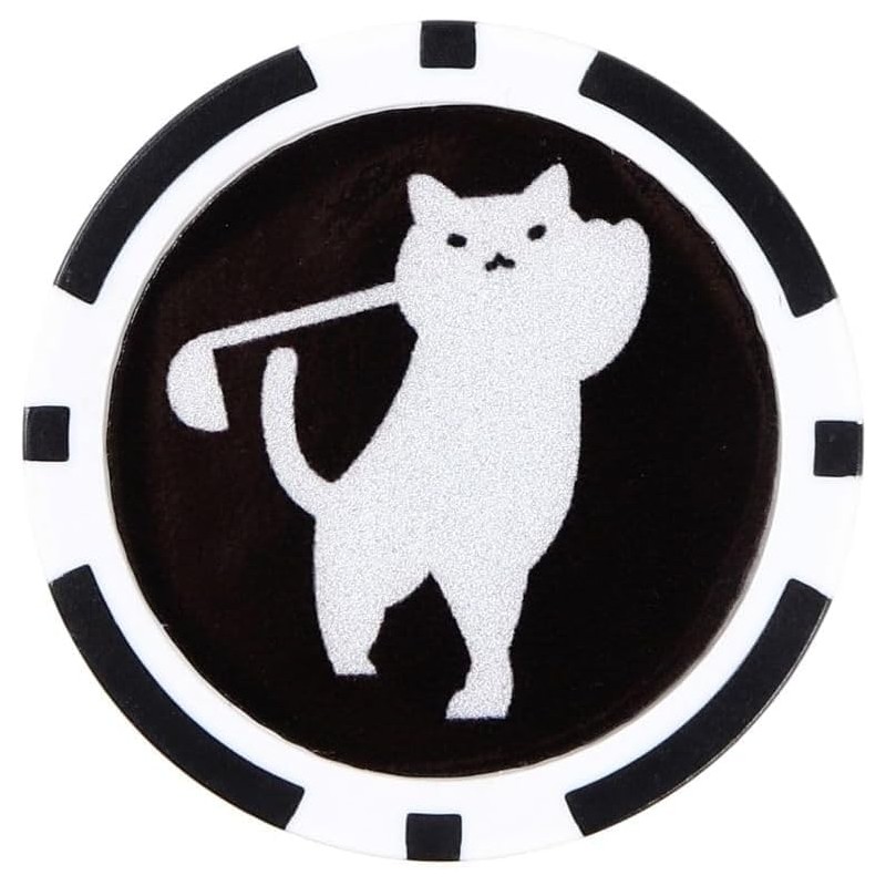 Golf Marker with Hat Clip Magnetic Double Sided Design Green